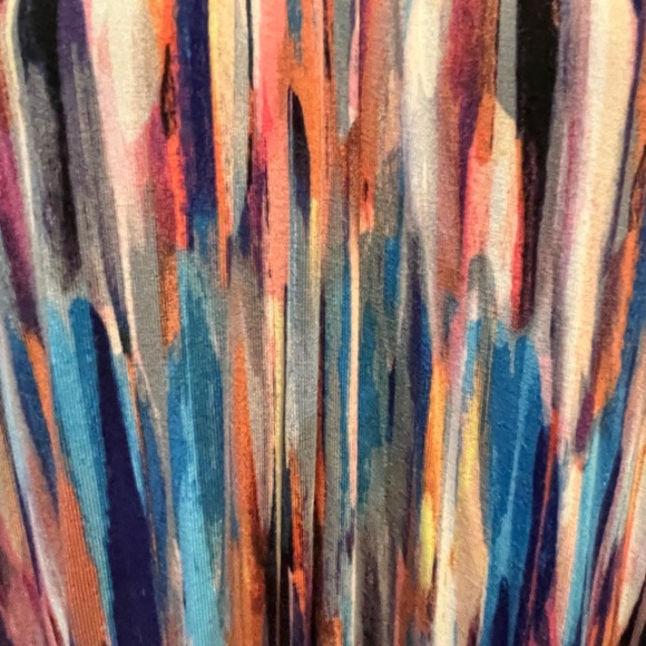 Cynthia Rowley  Women’s Size Small Multicolor Halter Midi Dress Red Pink Blue - Picture 6 of 11